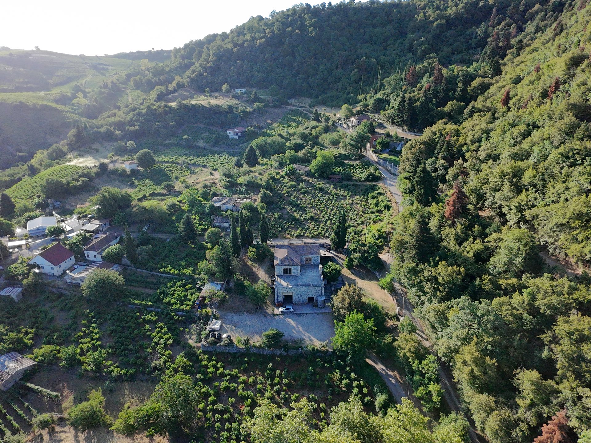 Αεροφωτογραφία οινοποιείου